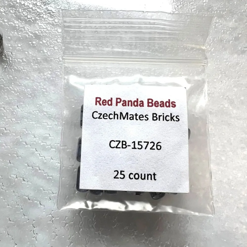Red Panda Beads Beading Jewelry Making Lot Blue Silver